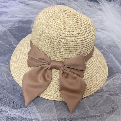 Sombrero de Paja con Moño Simple - Diseño Minimalista Playa - Image 6