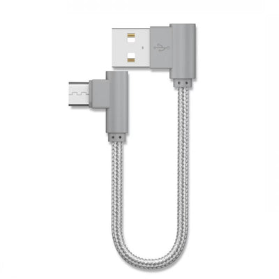 Cable de Carga Micro USB Acodado 90° Trenzado Reforzado 20cm - Image 18