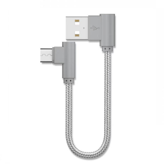 Cable de Carga Micro USB Acodado 90° Trenzado Reforzado 20cm - Image 18