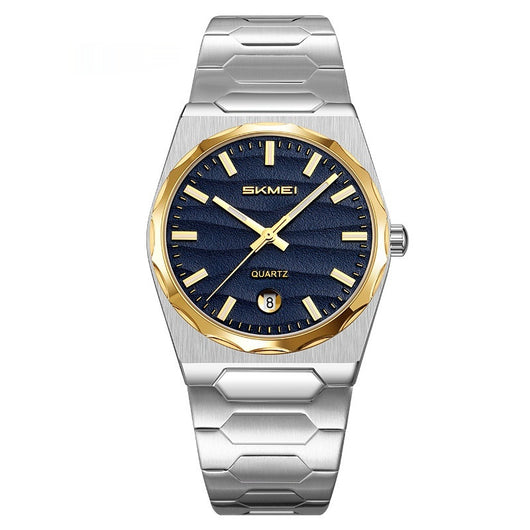 Reloj para Hombre con Banda de Acero y Función Calendario - Image 8