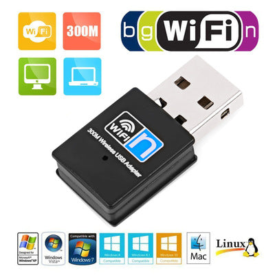 Receptor WiFi Inalámbrico Mini - Tarjeta de Red Portátil