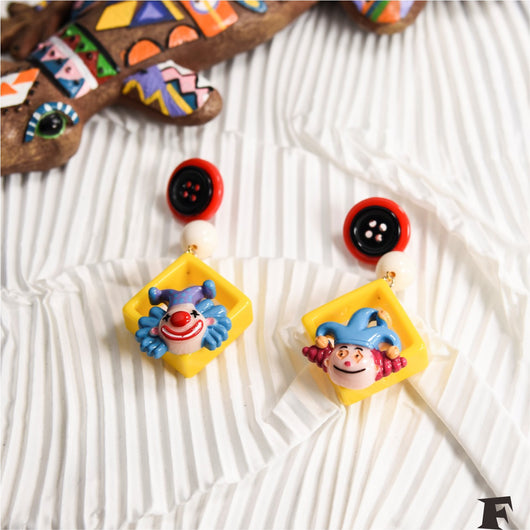 Aretes de Resina Coloridos con Estilo Declarativo para Mujer - Image 8