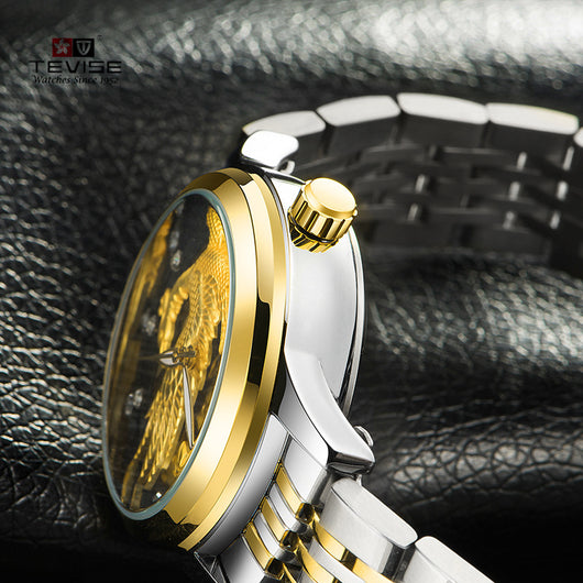 Reloj Automático Tevise Detective para Hombre - Resistente al Agua con Esfera Luminosa - Image 2