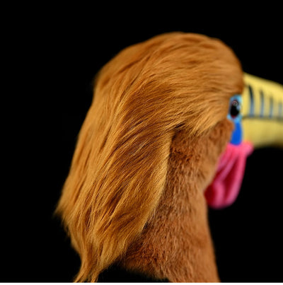Peluche Diseño Original Hornbill de Cuello Marrón - Image 7