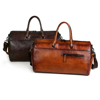 Bolsa de Cuero Premium Hecha a Mano Estilo Retro Gran Capacidad - Image 4
