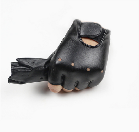 Guantes de Cuero para Niños sin Dedos - Protección Outdoor