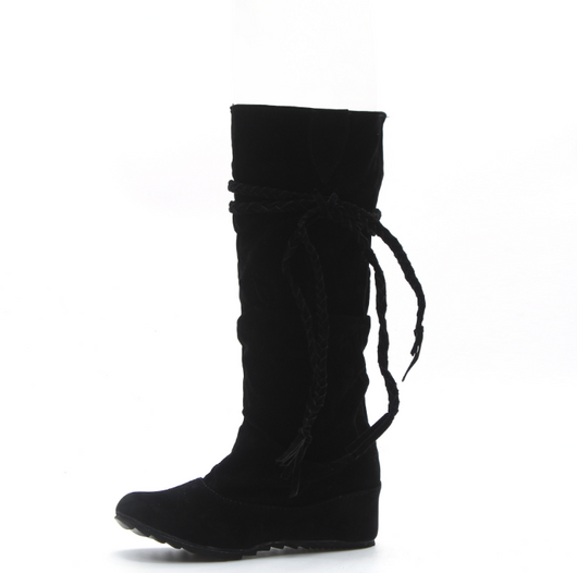 Botas Altas de Tacón para Mujer con Borlas - Talla Grande - Image 5