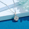 Collar Girasol Moissanita en Plata 925