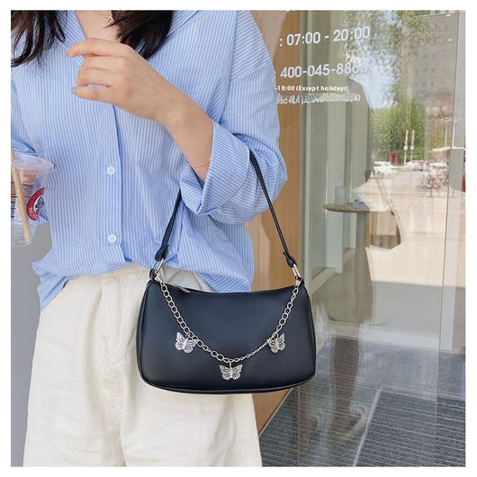 Bolso Bandolera Mariposa con Cadena - Cartera Versátil Comodidad Diaria - Image 35