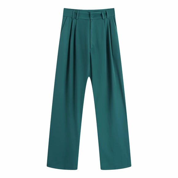 Pantalones Casuales Cintura Alta Efecto Reductor