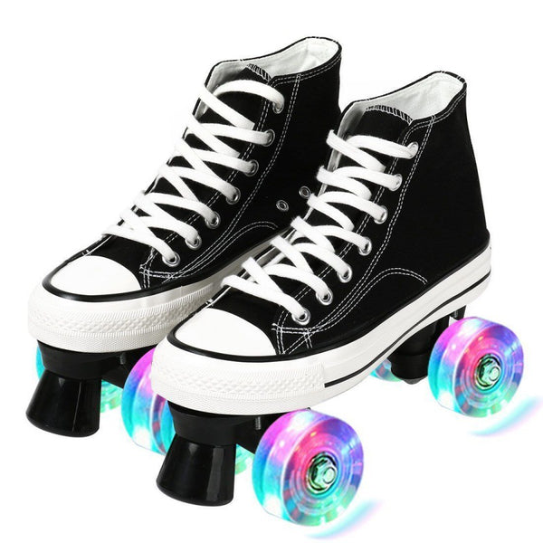 Patines de Cuatro Ruedas en Lona para Adultos - Hombre y Mujer - Image 3