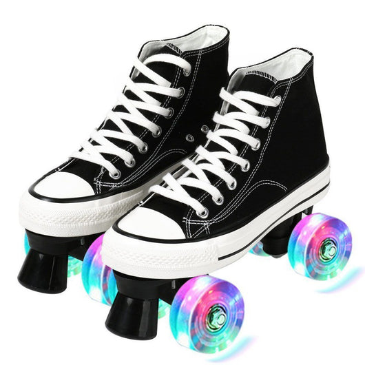 Patines de Cuatro Ruedas en Lona para Adultos - Hombre y Mujer - Image 3