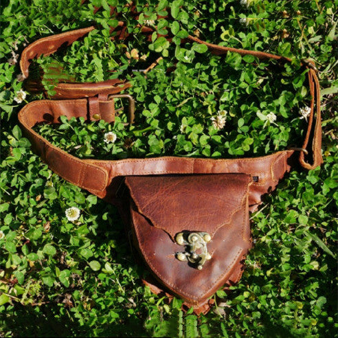 Bolso Bandolera Vintage Steampunk Corazón Medieval