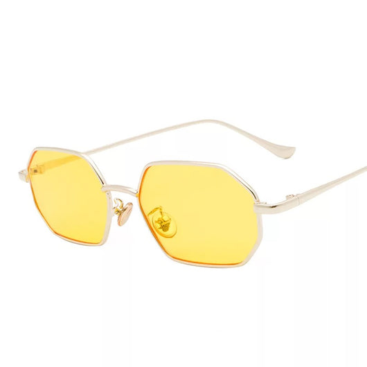 Gafas de Sol Retro Espejo Pequeñas con Lentes Negros - Image 2