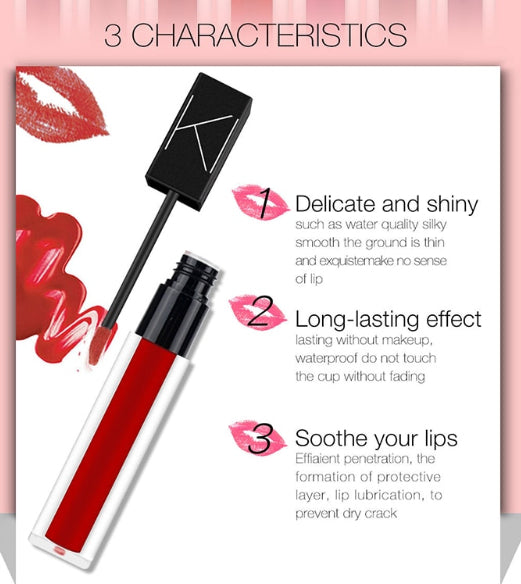 Labial Líquido Mate Resistente Larga Duración KIMUSE - Image 18