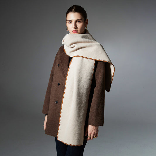 Bufanda Reversible Unisex de Algodón Premium - Diseño Clásico Liso
