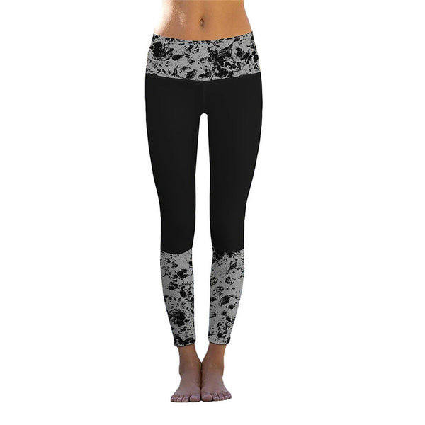 Mallas Deportivas Estampadas de Cintura Alta con Tecnología Stretch para Mujer