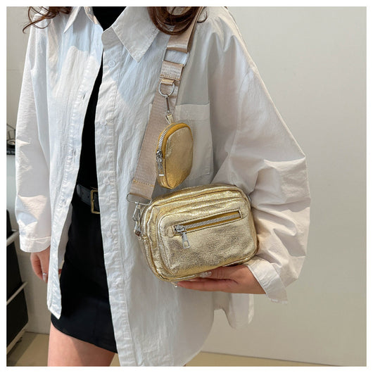 Bolsa Crossbody Cuadrada Estilo Occidental con Correa Ancha - Práctica y Elegante - Image 22