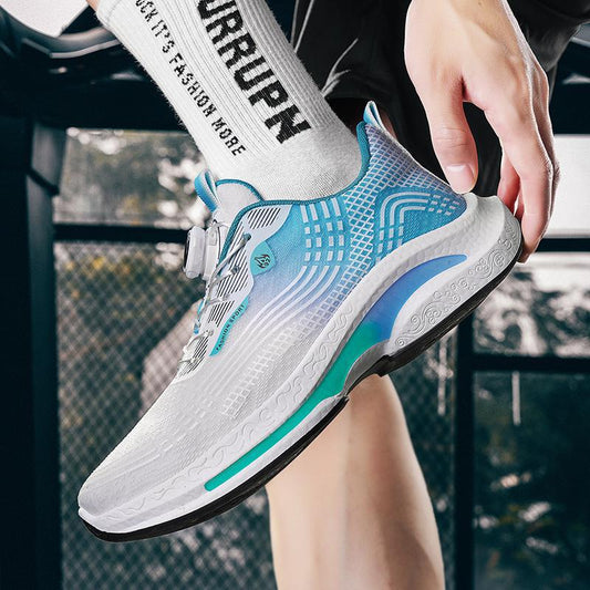 Zapatilla Deportiva Transpirable con Malla y Hebilla Giratoria