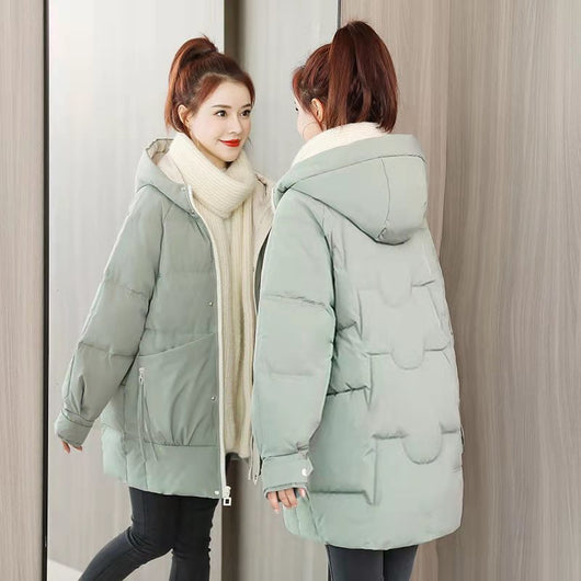 Chaqueta Acolchada de Plumón Mujer Largo Invierno - Image 5