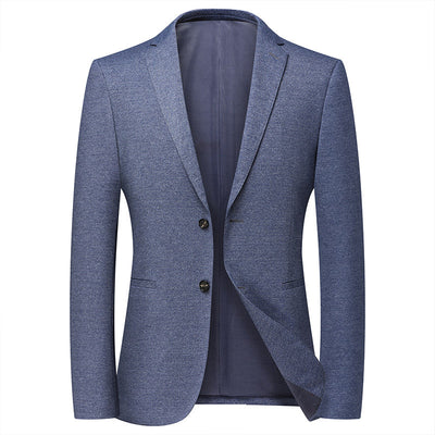 Saco de Vestir Entallado Liso para Hombre - Image 2
