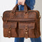 Maletín Ejecutivo de Cuero Genuino - Bolsa Retro para Laptop 15.6 Pulgadas