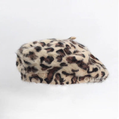 Boina Retro Leopardo Artista - Estilo Versátil e Icónico - Image 2