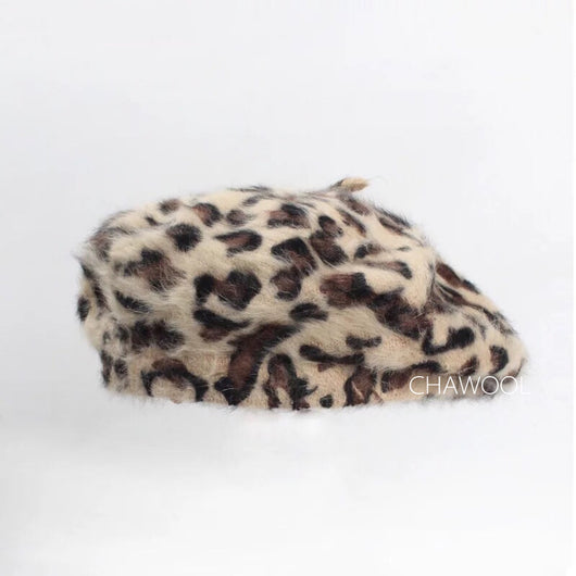 Boina Retro Leopardo Artista - Estilo Versátil e Icónico - Image 2