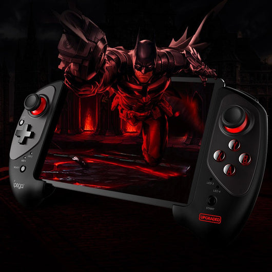 Controlador Inalámbrico Rojo para Gaming con Bluetooth y Función de Estiramiento