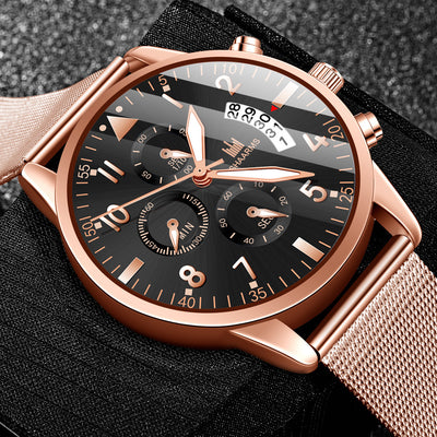 Reloj Concept para Hombre con Correa de Malla y Calendario - Image 28
