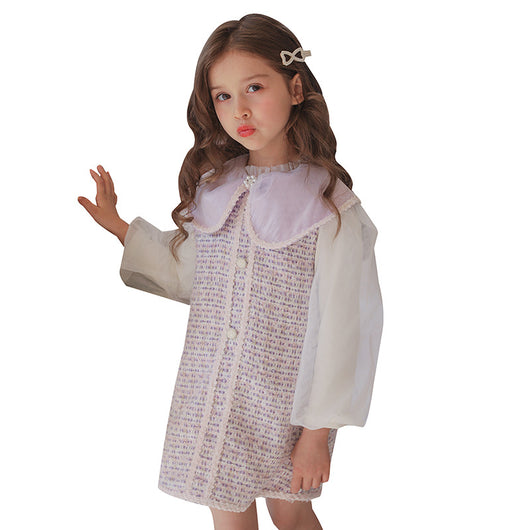 Conjunto Elegante de Falda y Chaleco para Niña - Image 8