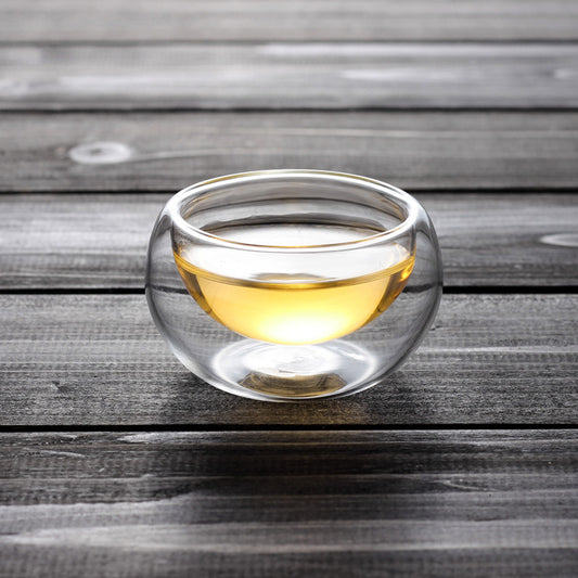 Taza de Vidrio Resistente al Calor con Doble Pared