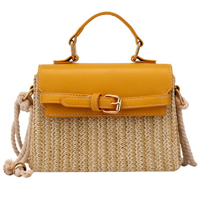 Bolso Tejido de Paja - Diseño Artesanal Versátil - Image 3