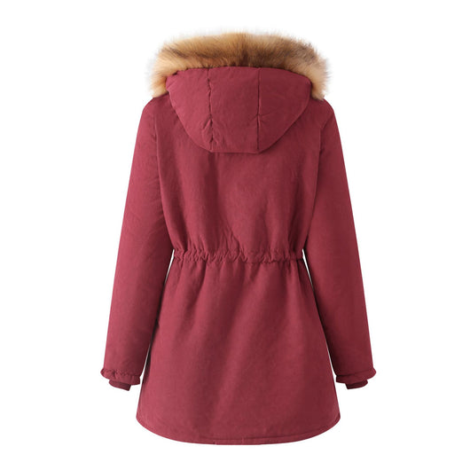 Abrigo de Piel de Cordero Acolchado para Mujer - Image 5
