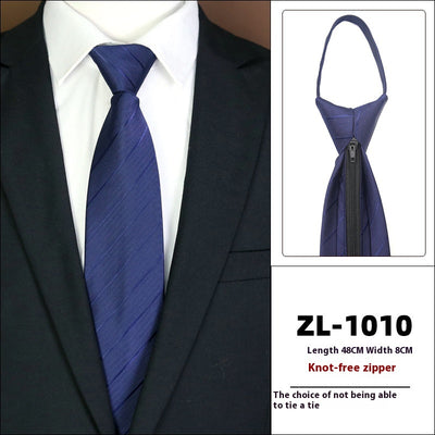 Corbata con Cierre Ejecutiva sin Nudo para Hombre - Image 15