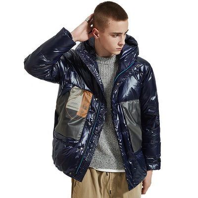 Chamarra Acolchada Brillante para Hombre - Image 3
