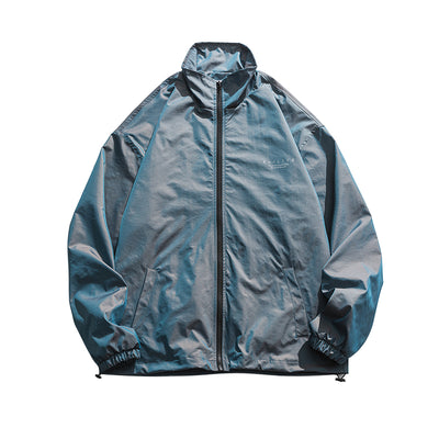 Chaqueta Reflectante para Hombre con Cuello Tipo Mao - Primavera - Image 5
