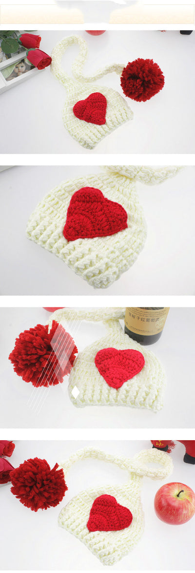 Gorro Largo de Amor para Sesiones Fotográficas de Recién Nacidos - Image 7