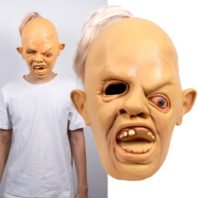 Máscara de Horror con Ojo Único - Disfraz Cosplay Zombie Joker para Halloween