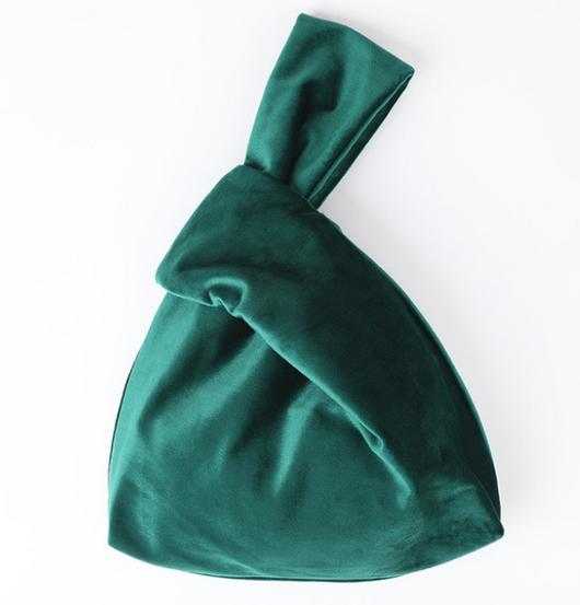 Bolso de Mano Seda Satinada con Nudo - Image 16