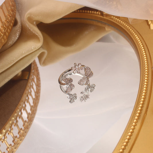 Reloj de Cuarzo para Mujer con Cadena de Diamantes y Cierre de Garra - Image 2