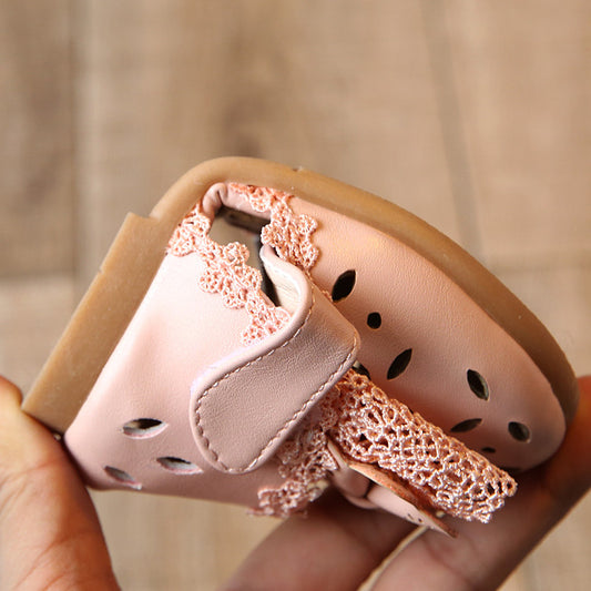 Sandalias Princesa con Moño para Niñas - Zapatos Cómodos para Bebés y Niñas Pequeñas - Image 2