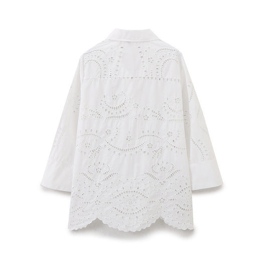 Blusa Casual de Cuello V Versátil y Elegante para Mujer - Image 19
