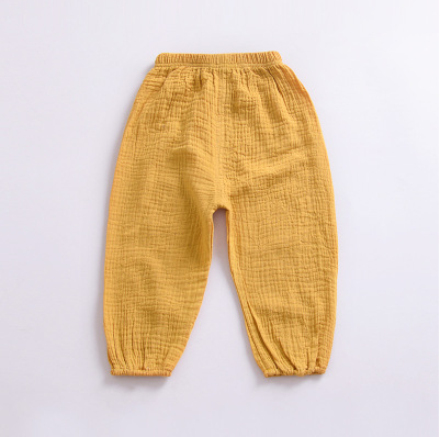 Pantalones Harem de Algodón Infantil Protección Anti Mosquitos - Image 9
