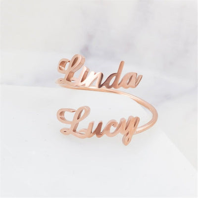 Anillo Personalizado con Dos Nombres - Image 13