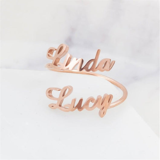 Anillo Personalizado con Dos Nombres - Image 13
