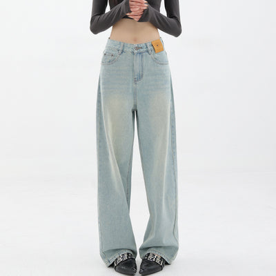 Jeans Retro Azul Holgados de Corte Recto - Image 8