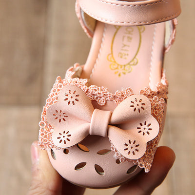 Sandalias Princesa con Moño para Niñas - Zapatos Cómodos para Bebés y Niñas Pequeñas - Image 3