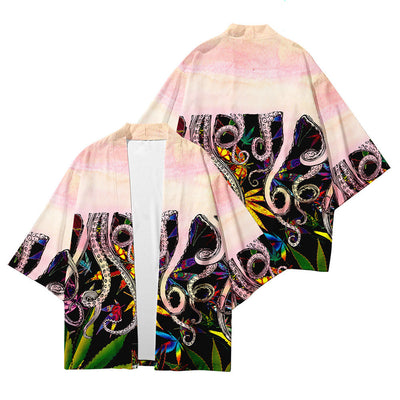 Camisa Suelta Hombre Estampado 3D Pulpo - Image 11