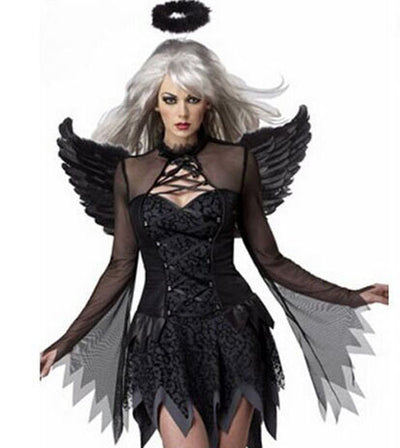 Disfraz de Ángel Oscuro - Cosplay Ángel Caído Halloween